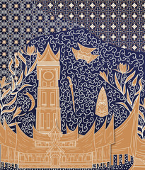 Indonesian Padang batik motifs illustrations of Padang textile motifs