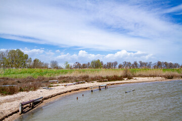 valleys of comacchio marshes and rivers of the po delta regional park