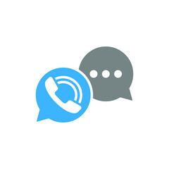 Contact Service Logo can be use for icon, sign, logo and etc