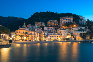 Fototapeta na wymiar village of cetara in amalfi coast, salerno, naples, positano