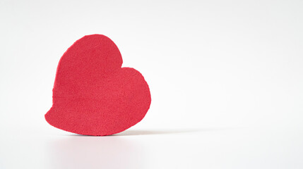 red heart. Organ donation and insurance concept. World heart health concept. World organ donation day. Concept of healthy heart for healthy life. selective focus