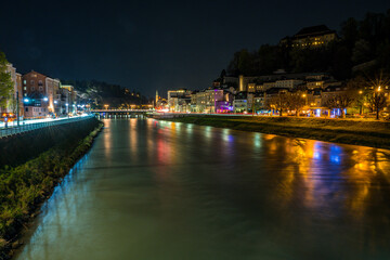 Obraz premium night view of the city