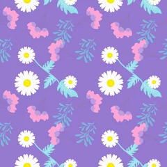 Foto op Aluminium Seamless Pattern With Floral Motifs able to print for cloths, tablecloths, blanket, shirts, dresses, posters, papers. © GalanAbdi (93)