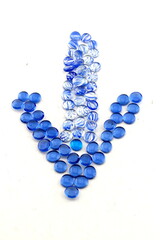 Blue Stones Glass Gems