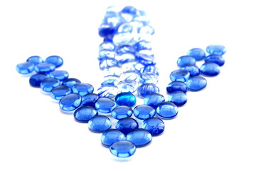 Blue Stones Glass Gems