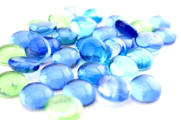 Blue Stones Glass Gems