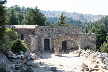 Old Pyli Palio Pyli Ausgrabungsstätte auf der Insel Kos in Griechenland