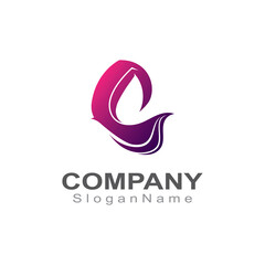 Fototapeta premium Muslim hijab woman Logo template vector illustration design