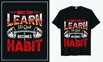 Fitness Gym t-shirt design