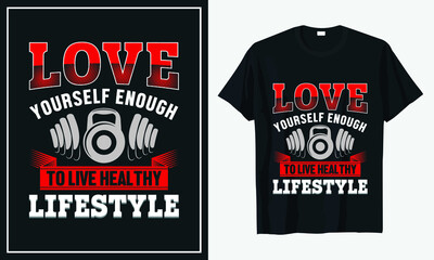 Fitness Gym t-shirt design