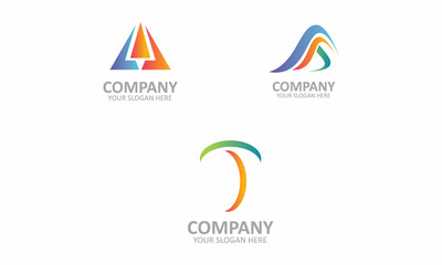 Modern AAT Letter Logo Design
