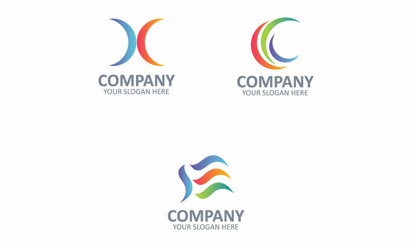 Creative set of xce, xcc, sxc, sxk, sxj, sxe, sxc, aat, xxc logo design 