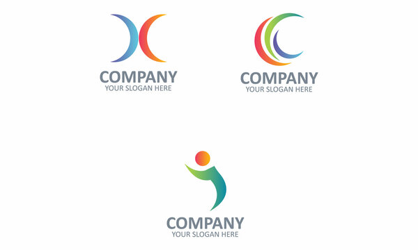 Creative XCS, XCR, XCK, XCJ Business logo design