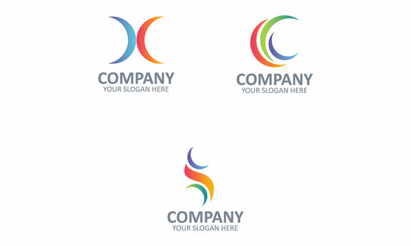 Creative XCS, XCR, XCK, XCJ Business logo design