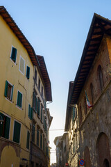 Fototapeta na wymiar Poggibonsi, historic city in Siena province
