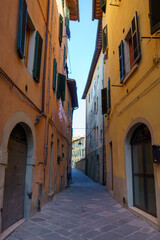 Fototapeta na wymiar Poggibonsi, historic city in Siena province