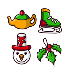 element christmas ! Merry Christmas Vector illustrations for christmas card, poster, santa claus