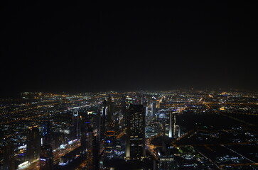 night view of the city