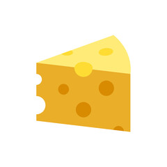 Cheese Icon Vector Design Template.