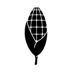 Corn Icon Vector Design Template.