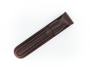 소가죽으로 만든 펜 전용 케이스