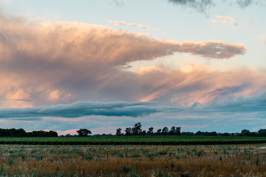 cloud over the field at dusk © SWOF.ph