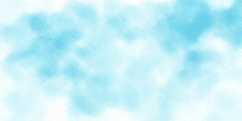 Blue sky with white cloud. beautiful nature in the morning. for backdrop decorative and wallpaper design. The perfect sky background.	