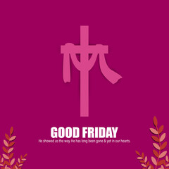 vector illustration for good Friday