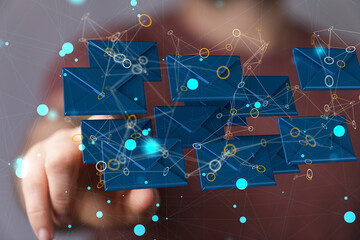 Email Mail Communication Online Chat Business Internet Technology Network Concept