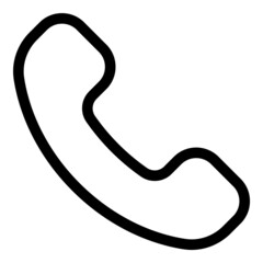 Phone Flat Icon Isolated On White Background