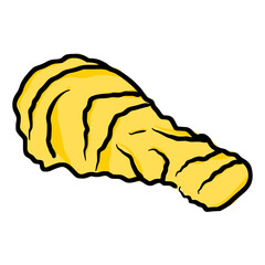 pizza sketch in vintage colorful illustration style for restaurant cafe menu