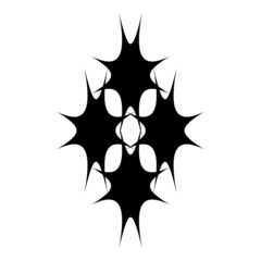 Starburst Blast Flat Icon Isolated On White Background