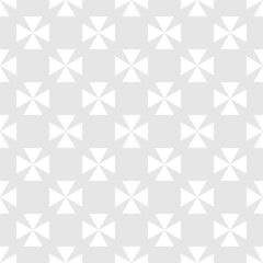 Seamless pastel grey and white vector pattern with decorative tile white print  background