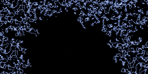 Obraz premium Electric lightning bolt effect on black background.