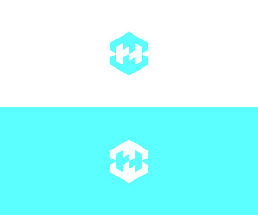 h logo design