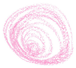 Spot crayons texture. circle drawn