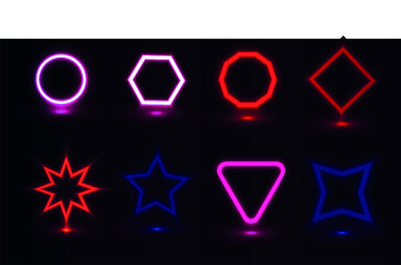 Obraz premium neon sign with lights