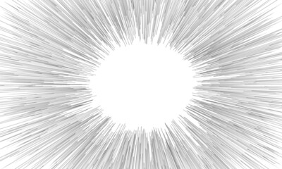 Manga radial speed line design 集中線