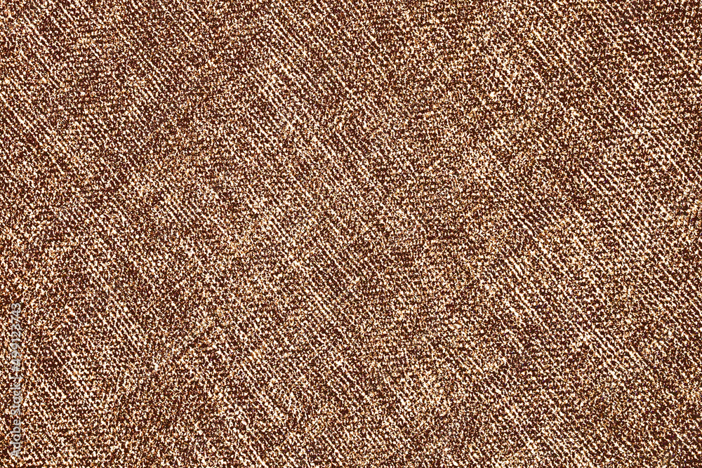 Sticker brwon fabric background. vintage canvas texture. material backdrop. fiber pattern. checkered textile