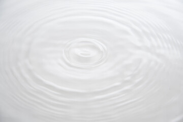 Fototapeta premium water drop and splash and white background