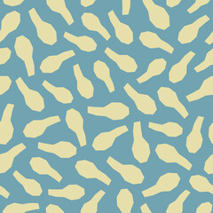 Minimalistic seamless pattern. Simple geometric shape