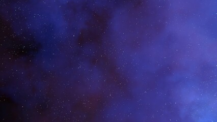 Fototapeta na wymiar Blue Nebula space background