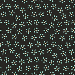 Spring summer botanical seamless pattern