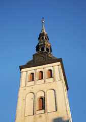 Fototapeta na wymiar Church of St. Nicholas (Niguliste kirik) in Tallinn. Estonia