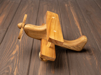 wooden plane toy