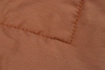 blanket with polyester filling, cotton cover, quilted with machine-stitched chain stitch