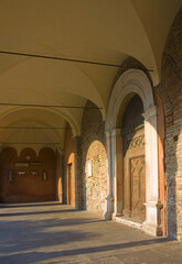 Fototapeta na wymiar Basilica of Sant'Apollinare Nuovo in Ravenna, Italy