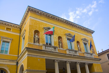 Alighieri Municipal Theater in Ravenna, Italy - obrazy, fototapety, plakaty