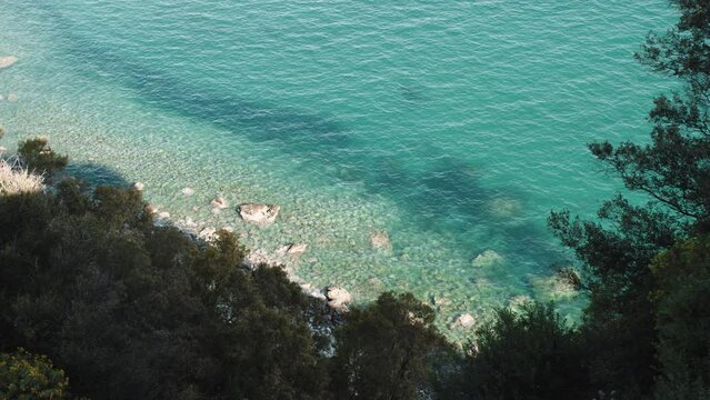 Pietra Grande Cliff near the Mediterranean sea in Catanzaro