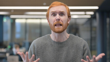 Portrait of Young Man Feeling Angry, Fighting